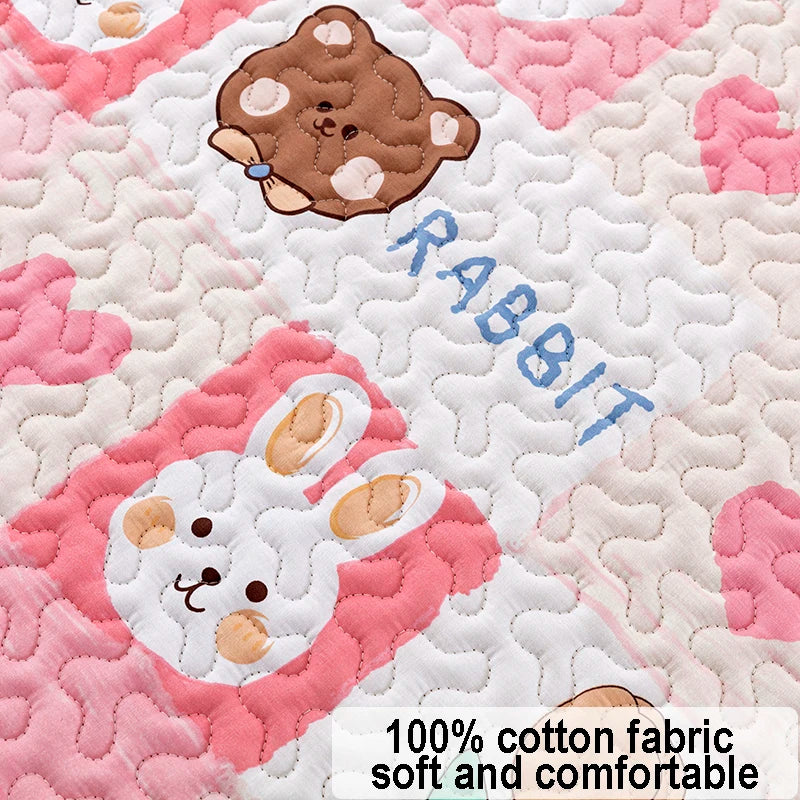 Rabbit Floor Mat Pet Sofa Cushion Training Pad Four Seasons Universal Cage Mat Cat Dog Sleeping Blanket Fence Pad Bunny Supplies