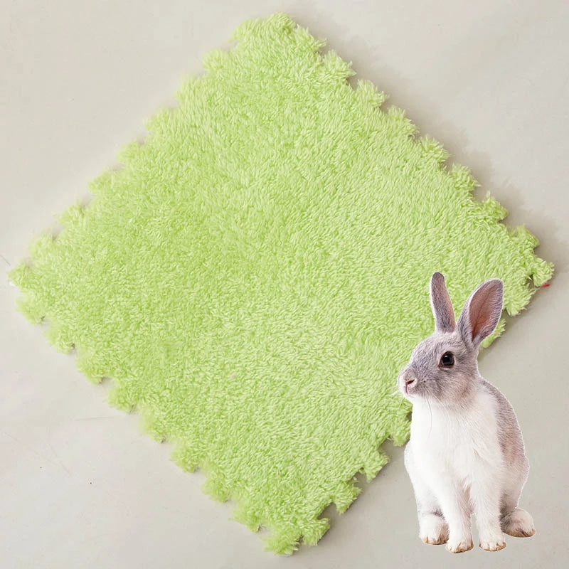 30*30cm 10Pcs Pet Warming Pad EVA Foam Rabbit Guinea Pig Hamster Soft Sleeping Mat Rabbit Sleeping Mat Blanket Bed