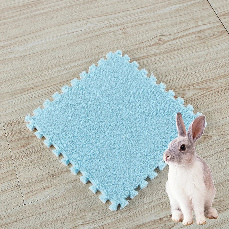 30*30cm 10Pcs Pet Warming Pad EVA Foam Rabbit Guinea Pig Hamster Soft Sleeping Mat Rabbit Sleeping Mat Blanket Bed