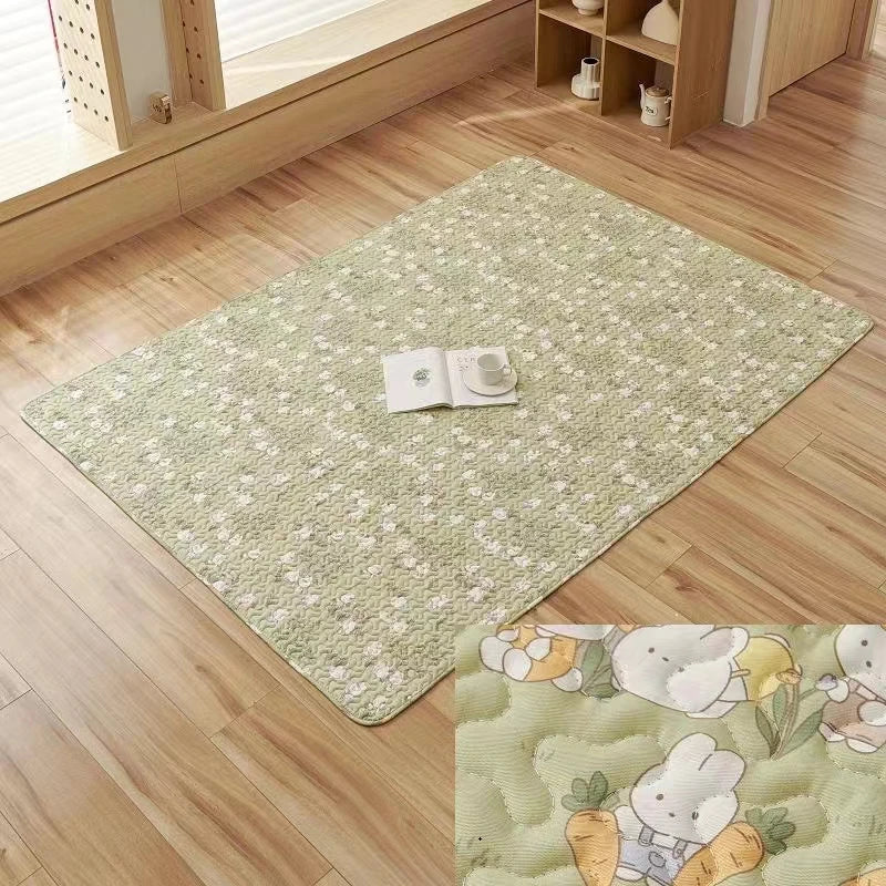 Rabbit Floor Mat Pet Sofa Cushion Training Pad Four Seasons Universal Cage Mat Cat Dog Sleeping Blanket Fence Pad Bunny Supplies