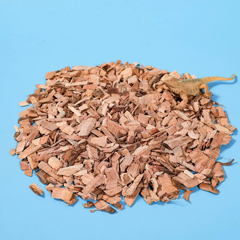 Reptile Substrate Apple Tree Wood Chips Natural Husk Bedding Moisturizing Deodorizing Materials for Tortoise Crawling Pets