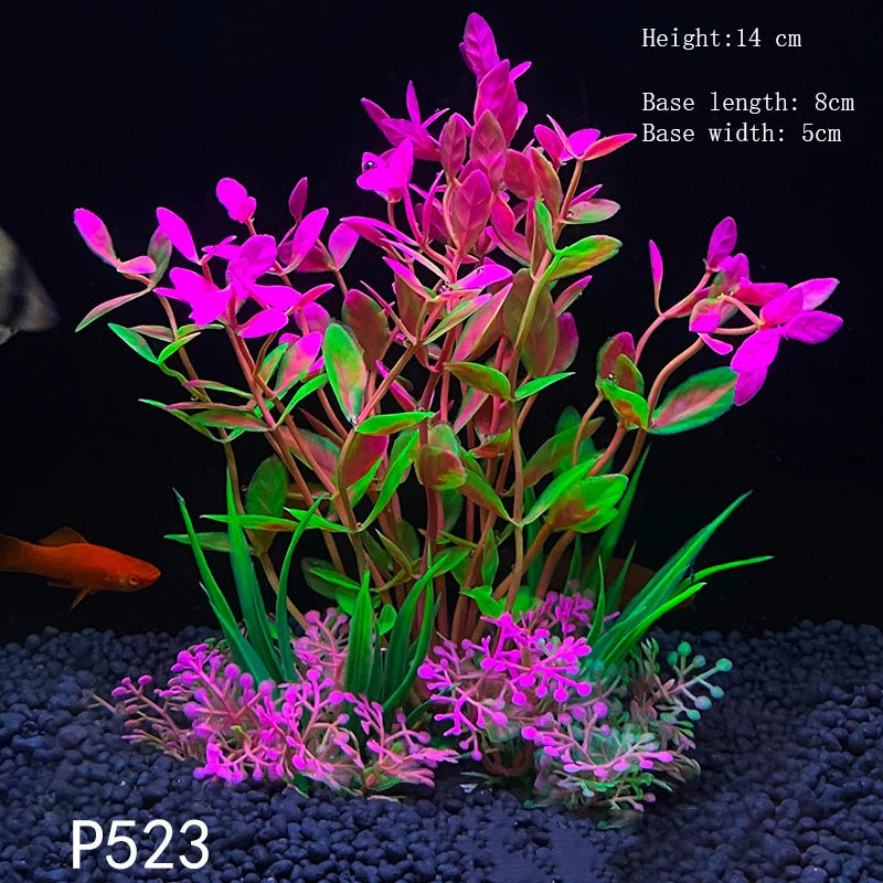 Underwater Plant Aquarium Fish Tank Aquatic artificial Shrub Decoration