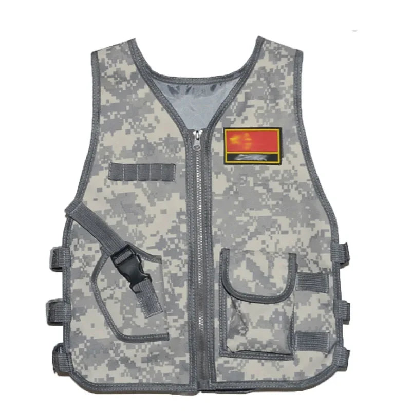 Kids Bird Watching Vest Boy or Girl Camouflage