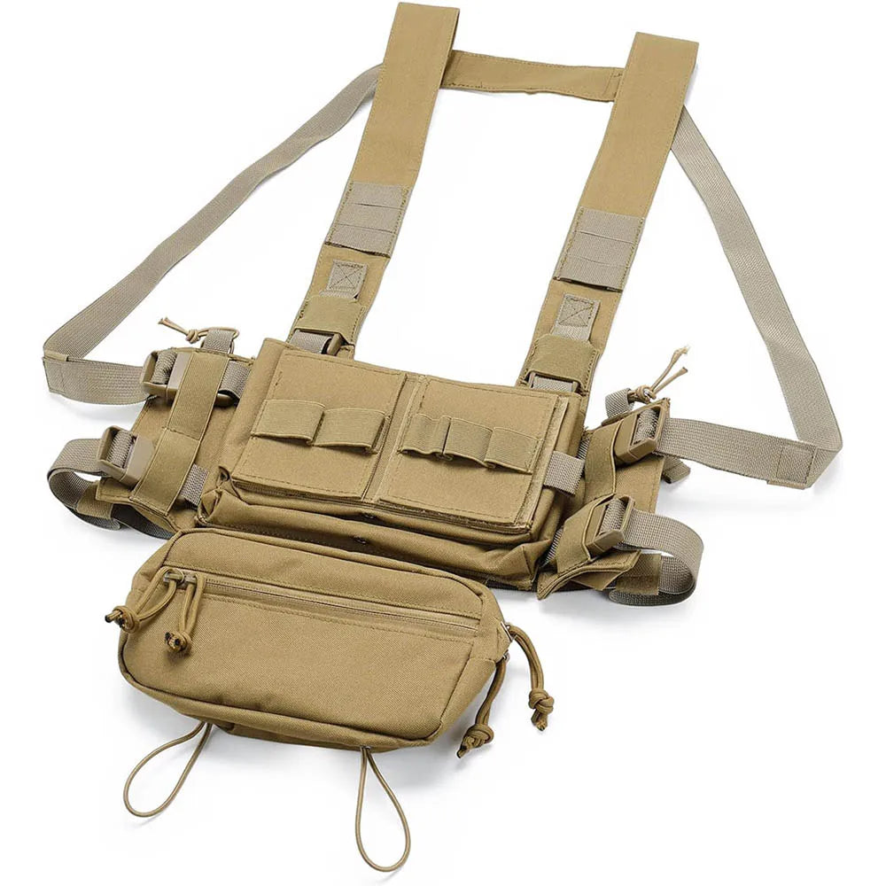 Bird Watching Vest Mutifunctional CS Field Molle Dangler Pouch