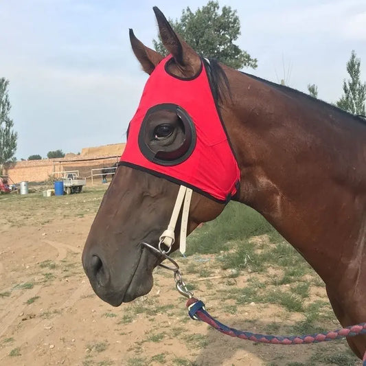 Equestrian equipment, windproof eye mask, racehorse professional vest, sand proof eye cover, horse head