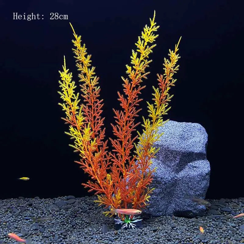 Underwater Plant Aquarium Fish Tank Aquatic artificial Shrub Decoration