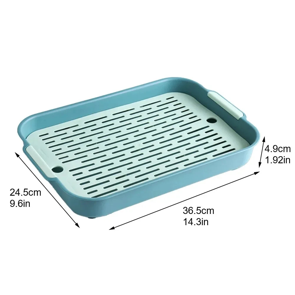 Rabbit Litter Box Small Pet Toilet Tray Rabbit Guinea Pig Litter Tray Toilet Box Detachable Mesh For Small Animal Supplies