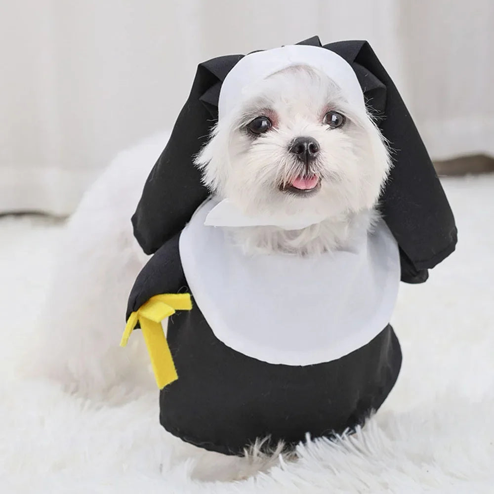 Cosplay Nun Headwear for Puppy or Kitten Nun Style Dress Costume