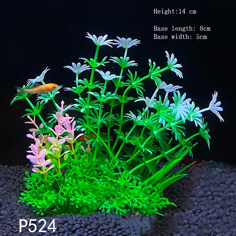 Underwater Plant Aquarium Fish Tank Aquatic artificial Shrub Decoration