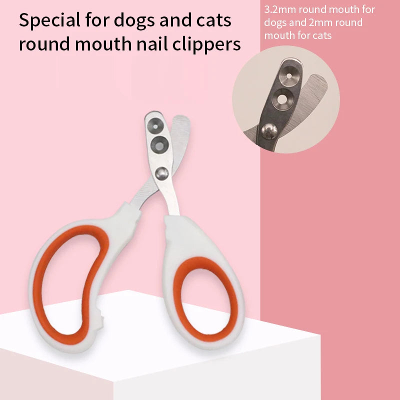 Professional Nail Clippers for Small Cat or Dog Stainless Steel Cutter Pet Nail Grooming Clippers