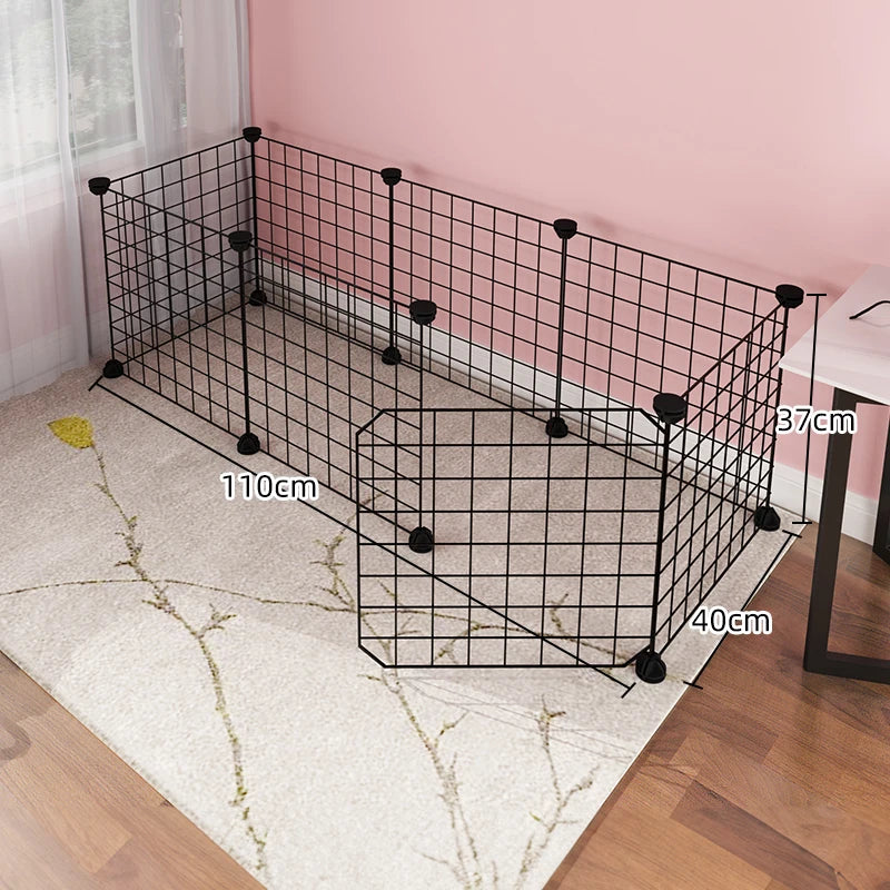 Pet Enclosure Indoor Iron Mesh Fence for hamster Rabbit Guinea Pig Chinchilla