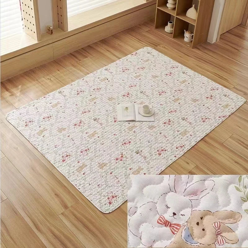 Rabbit Floor Mat Pet Sofa Cushion Training Pad Four Seasons Universal Cage Mat Cat Dog Sleeping Blanket Fence Pad Bunny Supplies