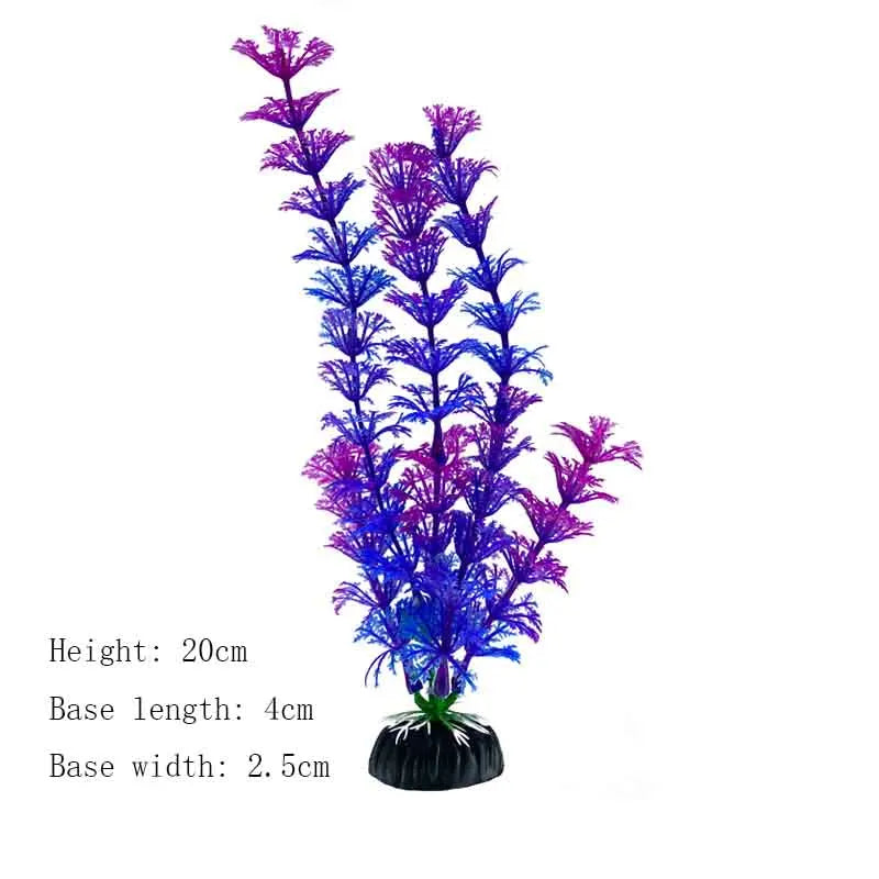 Underwater Plant Aquarium Fish Tank Aquatic artificial Shrub Decoration