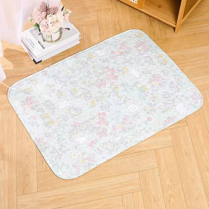 Rabbit Floor Mat Pet Sofa Cushion Training Pad Four Seasons Universal Cage Mat Cat Dog Sleeping Blanket Fence Pad Bunny Supplies