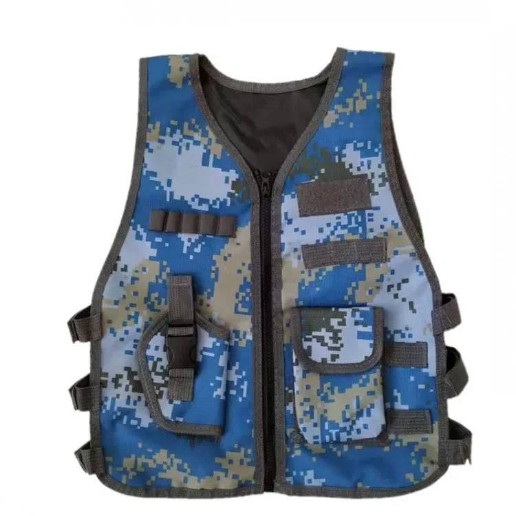 Kids Bird Watching Vest Boy or Girl Camouflage