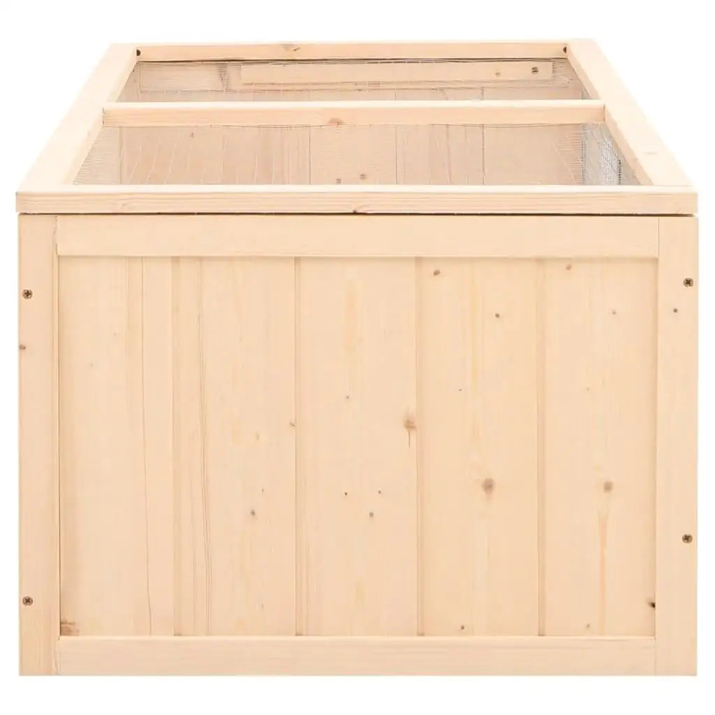 Spacious Solid Wood Hamster Cage 104x52x38 cm - Durable Design