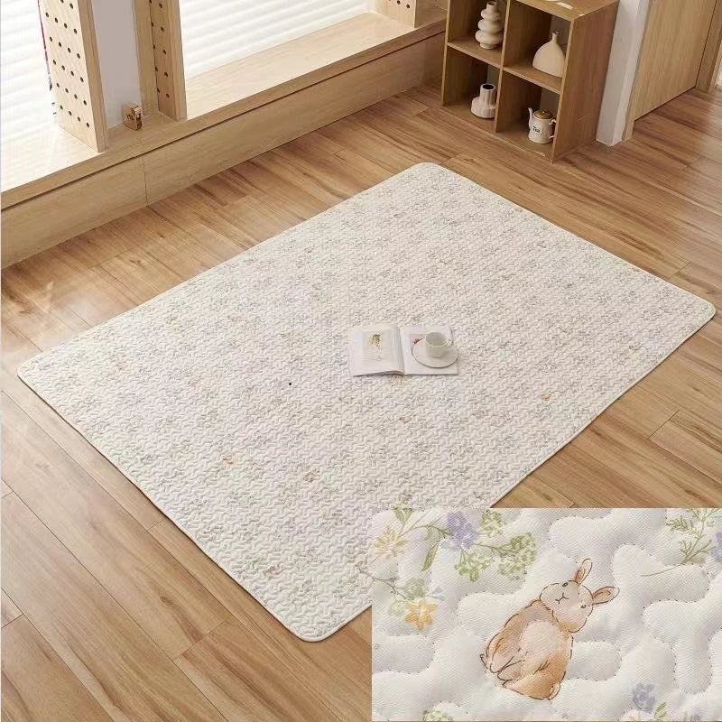 Rabbit Floor Mat Pet Sofa Cushion Training Pad Four Seasons Universal Cage Mat Cat Dog Sleeping Blanket Fence Pad Bunny Supplies