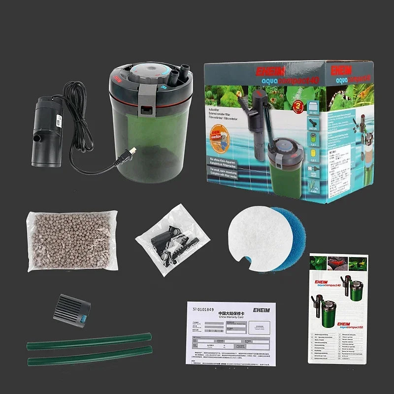 EHEIM Compact Barrel Fish Tank Aquarium Automatic Start Filter Small External Filter Barrel