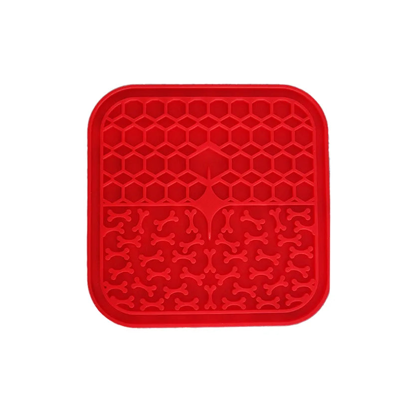 Silicone Licking Mat Slow Food Licking Plate