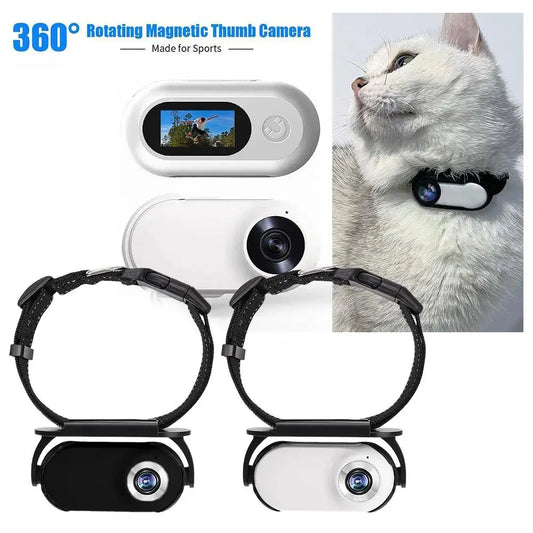 HD 1080P Collar No WiFi Needed  Dog Cat Camera Collar  With Video Records