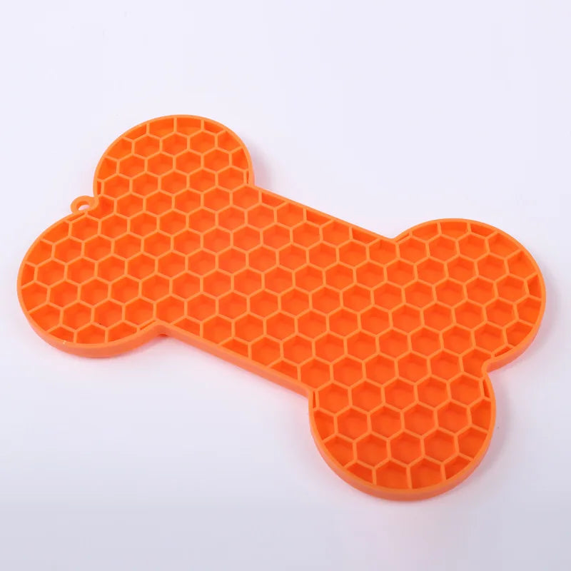 Silicone Licking Mat Slow Food Licking Plate