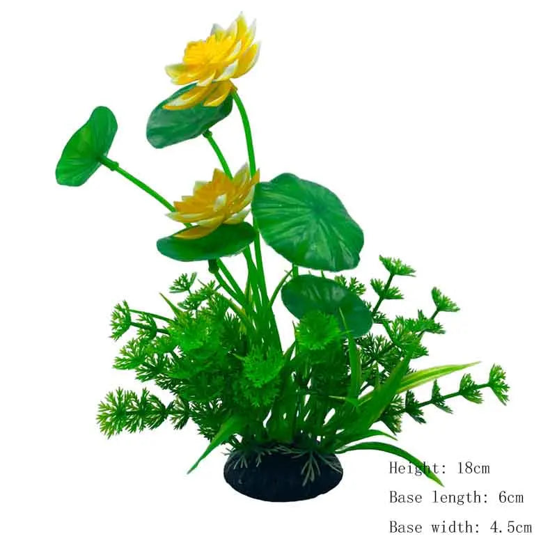 Underwater Plant Aquarium Fish Tank Aquatic artificial Shrub Decoration