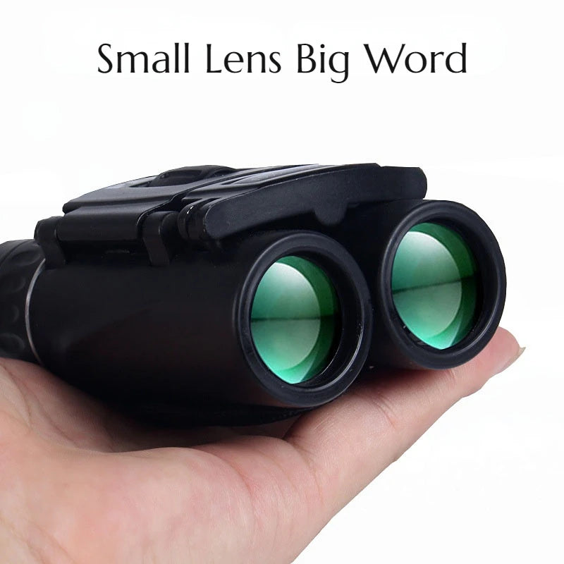 40x22 HD Powerful Binoculars 2000M Long Range Folding Mini Telescope BAK4 FMC Optics For bird watching