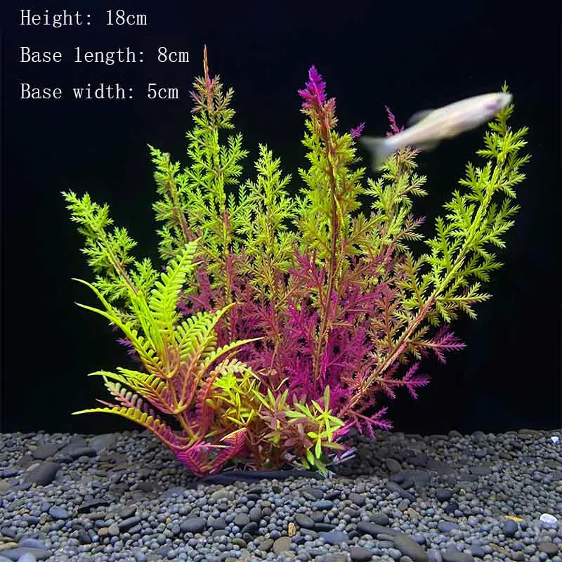 Underwater Plant Aquarium Fish Tank Aquatic artificial Shrub Decoration