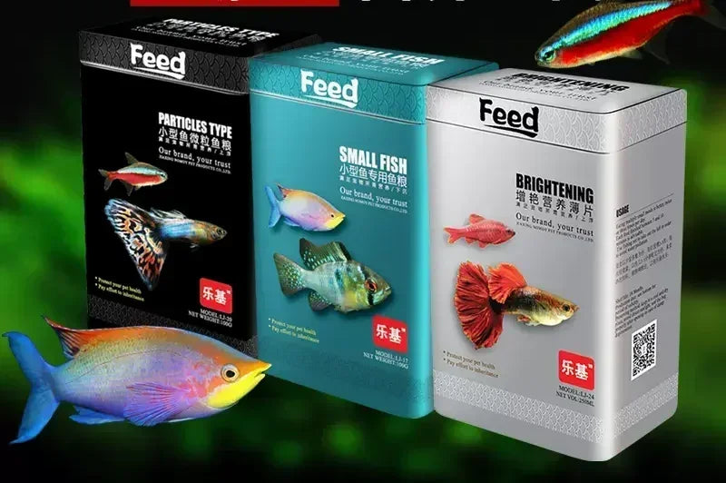 Tetra fish food Guppy Betta Tetra Catfish Pleco Bottom Fish Small Tropical Fish Food Sinking Type