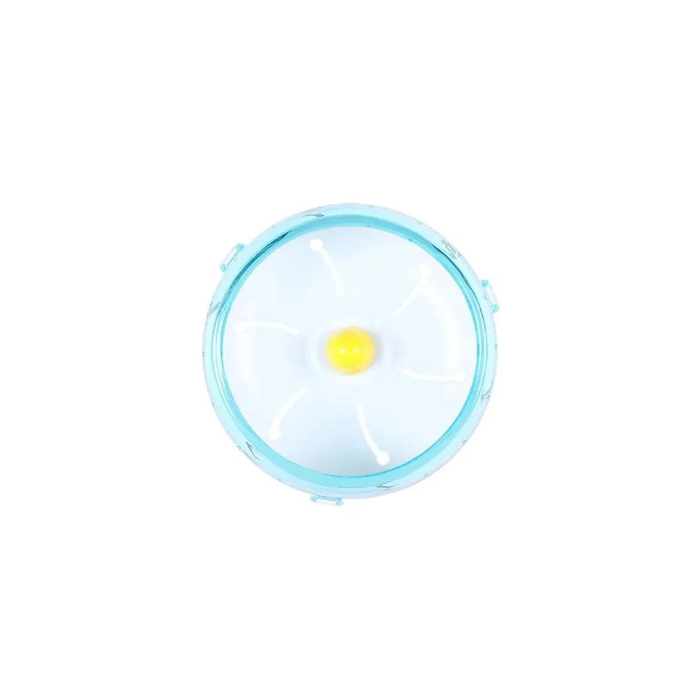 Hamster Running Disc Toy Sport Running Silent Transparent Small Pet Rotatory Jogging Wheel Wheel Toys for pet Hamster Cage