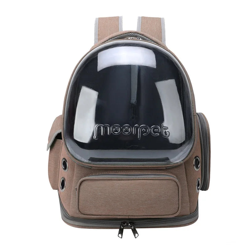 Transparent Pet Carrier Bag Outdoor Travel Backpack for Cats Small Dogs Breathable Carrying Bag