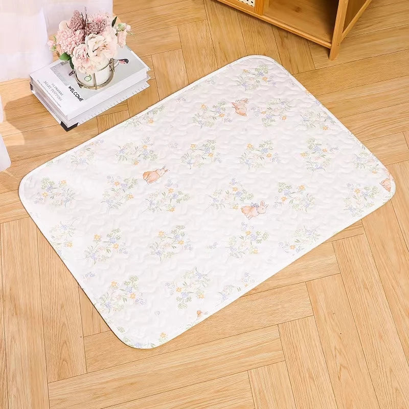 Rabbit Floor Mat Pet Sofa Cushion Training Pad Four Seasons Universal Cage Mat Cat Dog Sleeping Blanket Fence Pad Bunny Supplies