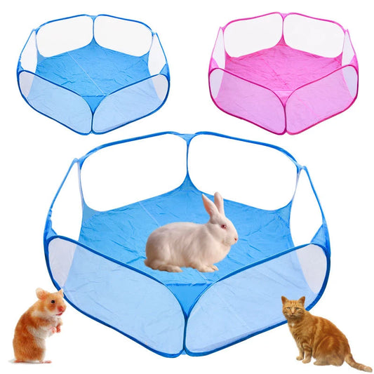 Portable Folding Pet Playpen Playpen for Hamster Chinchillas Guinea Pigs