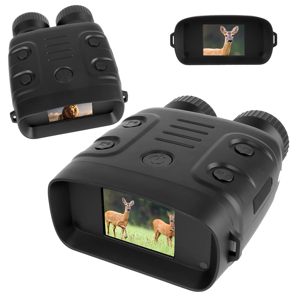 Bird Watching 10X Binocular Infrared Night-Visions Device Day Night Use Photo Video Taking Digital Zoom Binocular 1080P for Hunting Boating