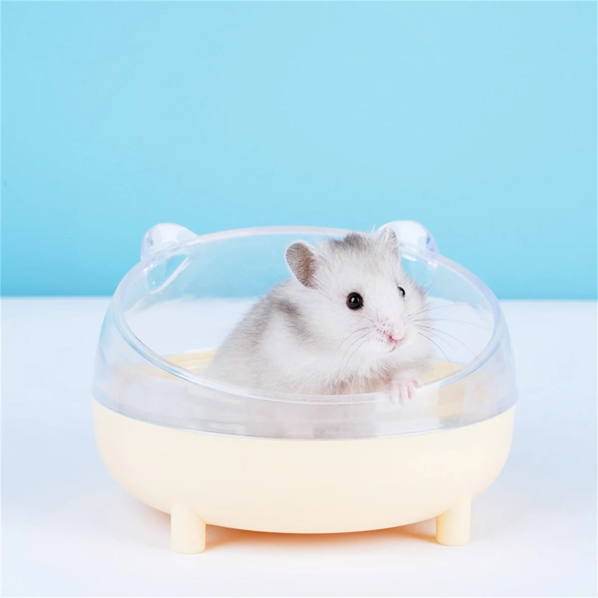 Hamster Sandbox Full Transparent Sand Bath Container Small Pet