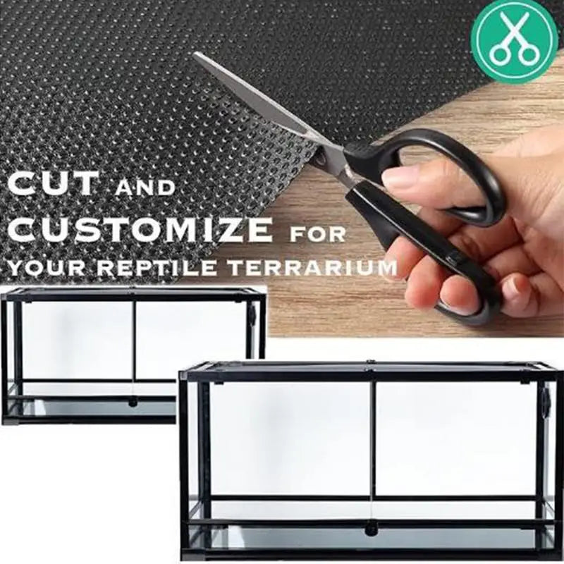 Reptile Carpet Terrarium Liner Bedding Reptile Substrate Mat Safe And Comfortable Reptile Cage Mat For Snake Gecko Lizard