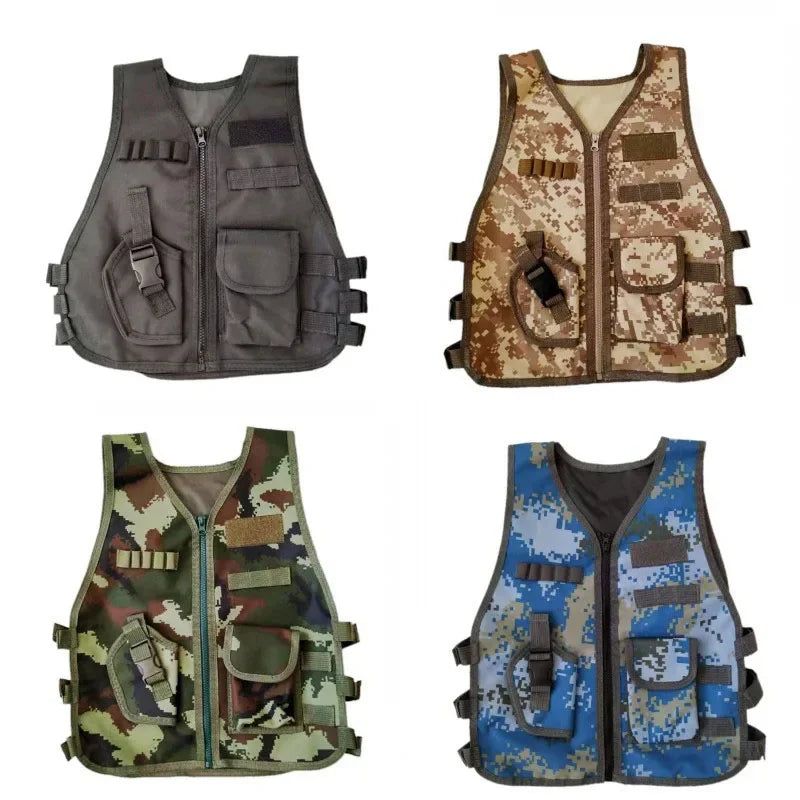 Kids Bird Watching Vest Boy or Girl Camouflage