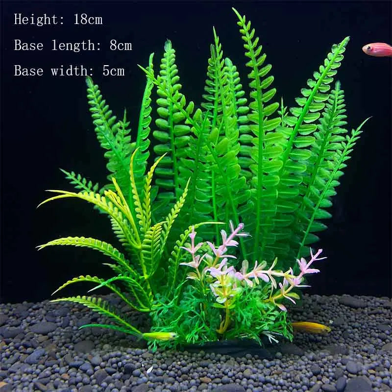 Underwater Plant Aquarium Fish Tank Aquatic artificial Shrub Decoration