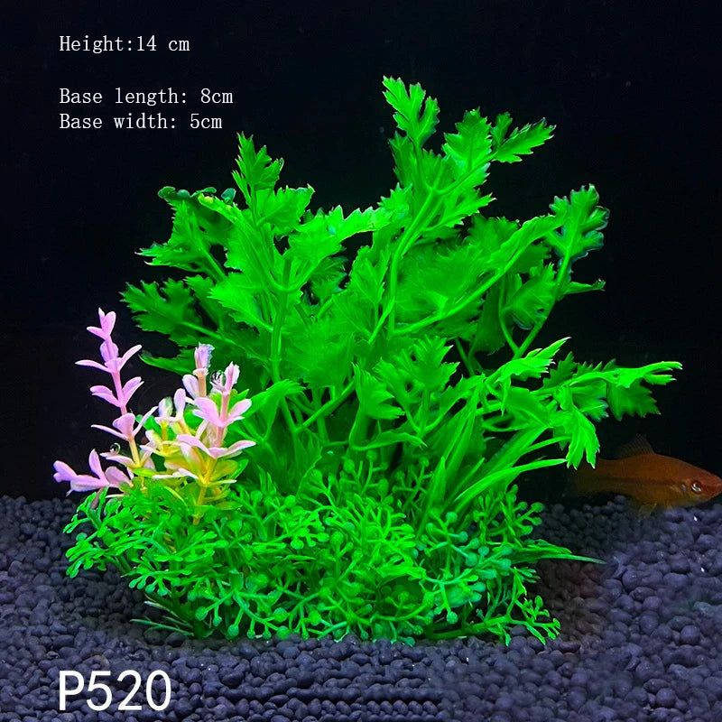 Underwater Plant Aquarium Fish Tank Aquatic artificial Shrub Decoration