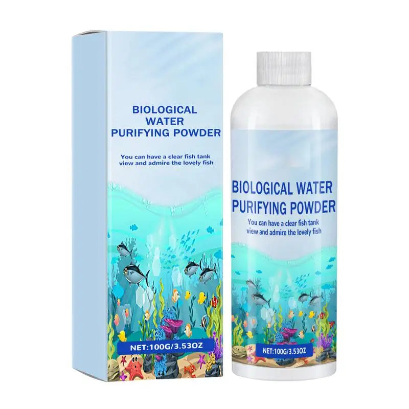 Algae Remover for Fish Tank 100g Aquarium Algae Control Pond Algaecide Aquarium Green Water Cleaner Gentle Fountain Algaecide