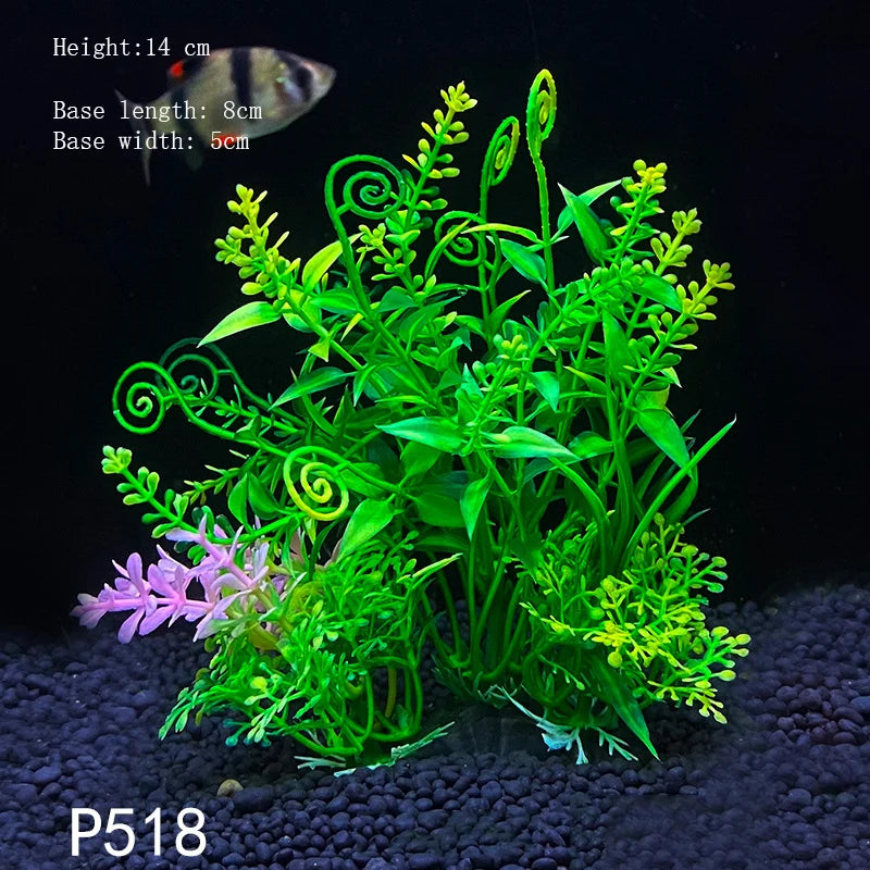 Underwater Plant Aquarium Fish Tank Aquatic artificial Shrub Decoration