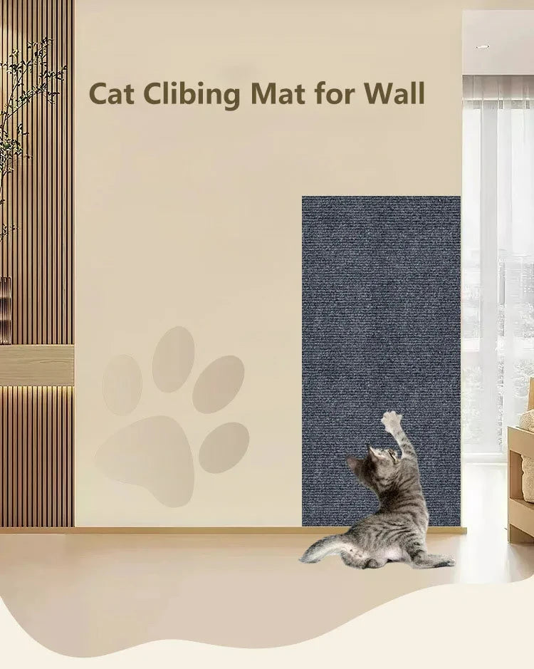 Cat Scratching Mat Cat Scratcher Sofa Tape Scratching Post Self-adhesive Carpet Cats Scratch Board Cat Accessories