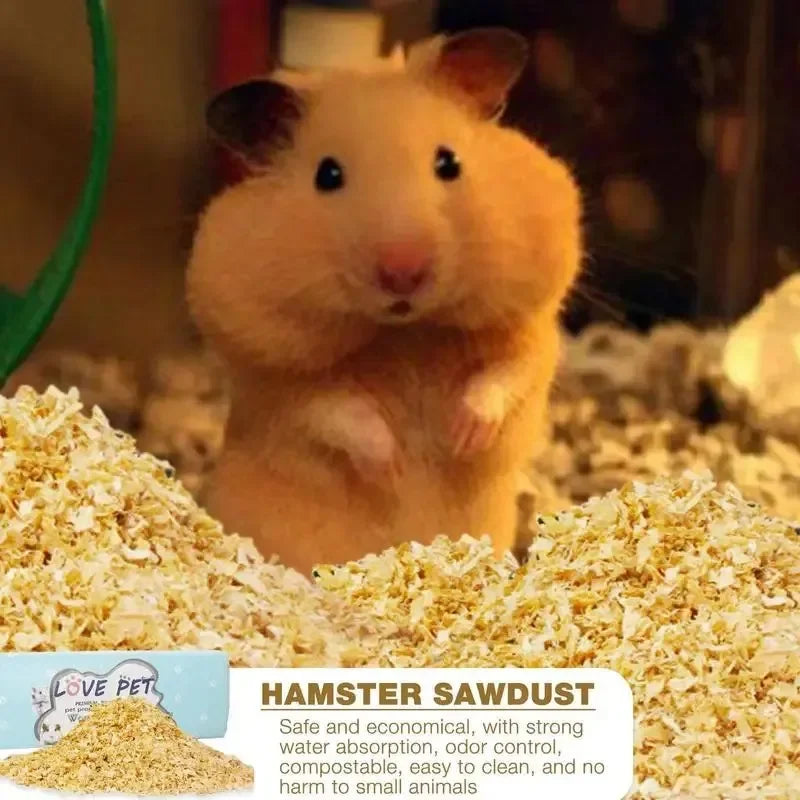 Wood Chips Bedding for Hamsters Guinea Pigs Rabbits  Chinchillas Birch Bedding  500g