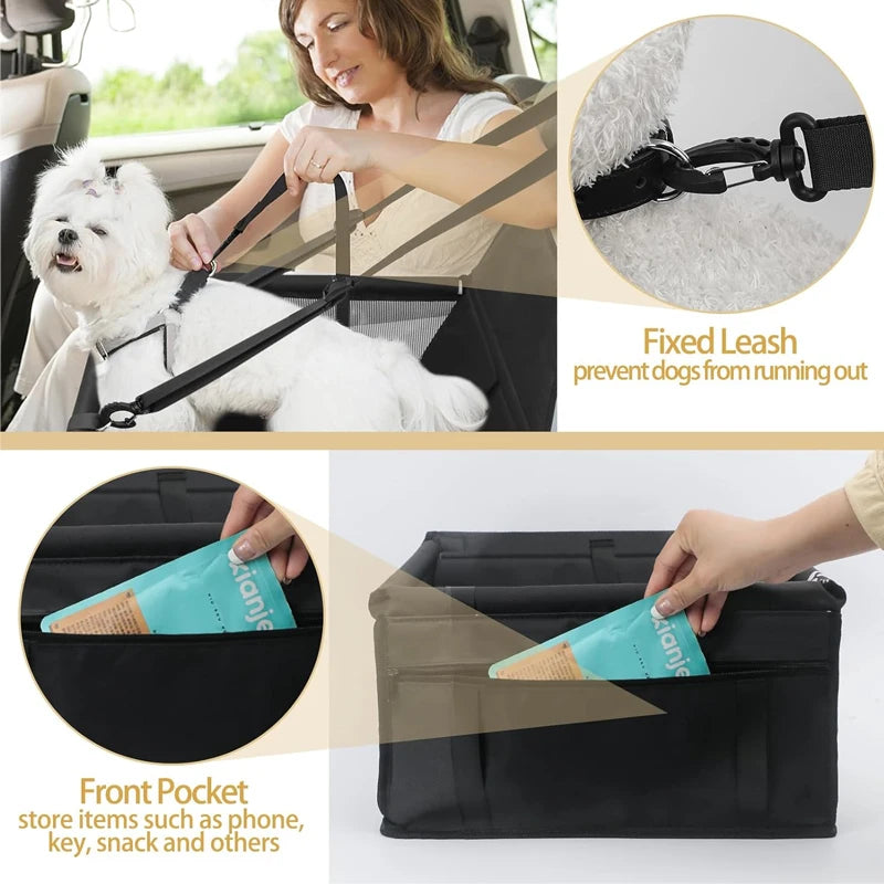 Car Pet Seat Cushion Removable and Washable Hanging Bag Safety Seat