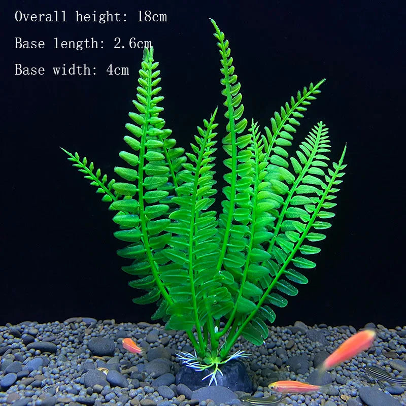 Underwater Plant Aquarium Fish Tank Aquatic artificial Shrub Decoration