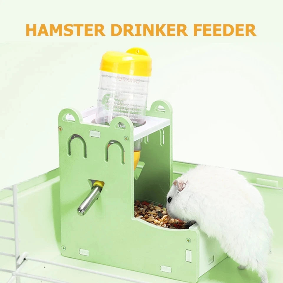 Hamster Drinker Small Pet Bottle Holder Hamster Rabbit Food Feeder Mini Water Feeding