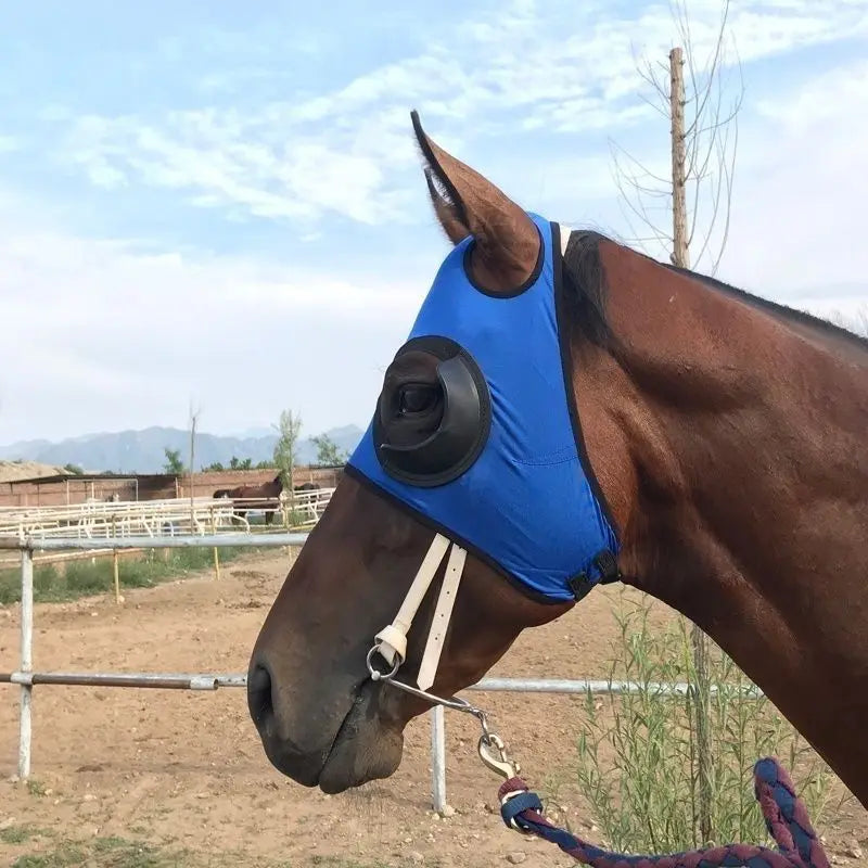 Equestrian equipment, windproof eye mask, racehorse professional vest, sand proof eye cover, horse head