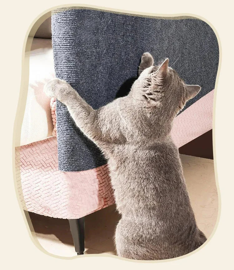 Cat Scratching Mat Cat Scratcher Sofa Tape Scratching Post Self-adhesive Carpet Cats Scratch Board Cat Accessories