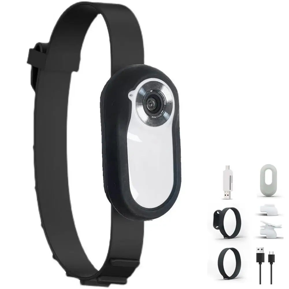 Cat Collar Camera For Pet With Wide Angle Lens Mini Portable Stable Sport Action Body Camera With Video