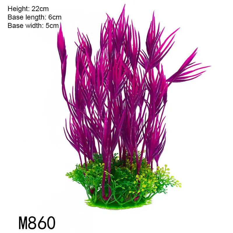 Underwater Plant Aquarium Fish Tank Aquatic artificial Shrub Decoration